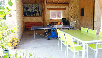 Gîte avec cuisine d'été
