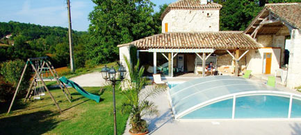 Location grand gîte à Montaigu de Quercy