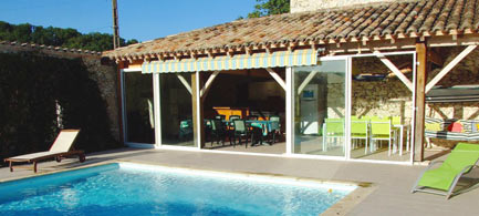 Location grand gîte à Montaigu de Quercy